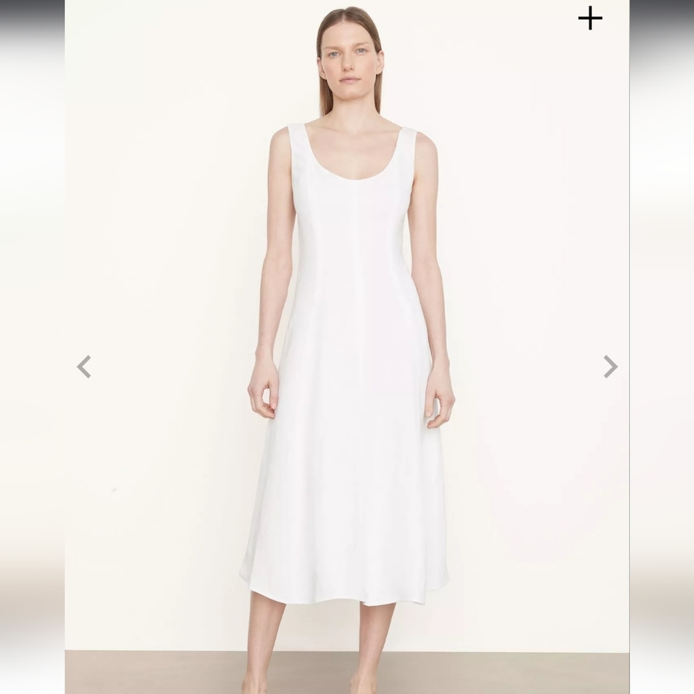Vince Panelled Scoop Neck Dress Size XL